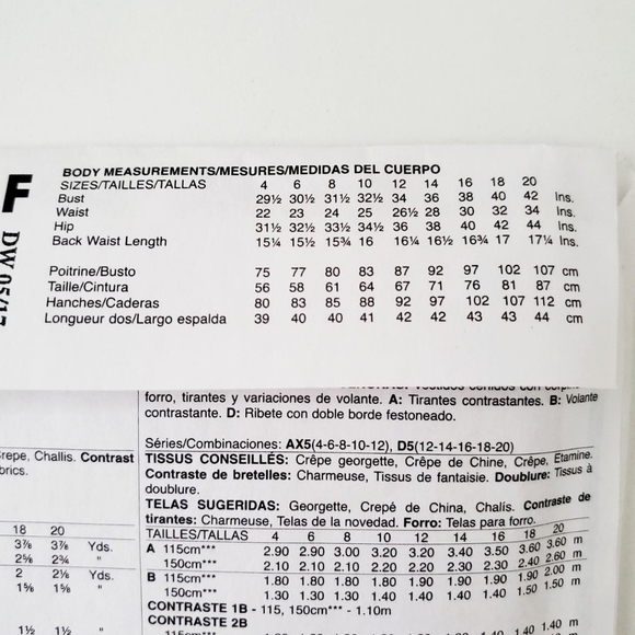 Sewing Pattern - Picture 3 of 3